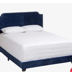Navy Queen Bed set 