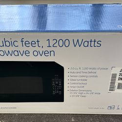 GE Microwave Oven, 2.0 Cubic Feet, 1200 Watts