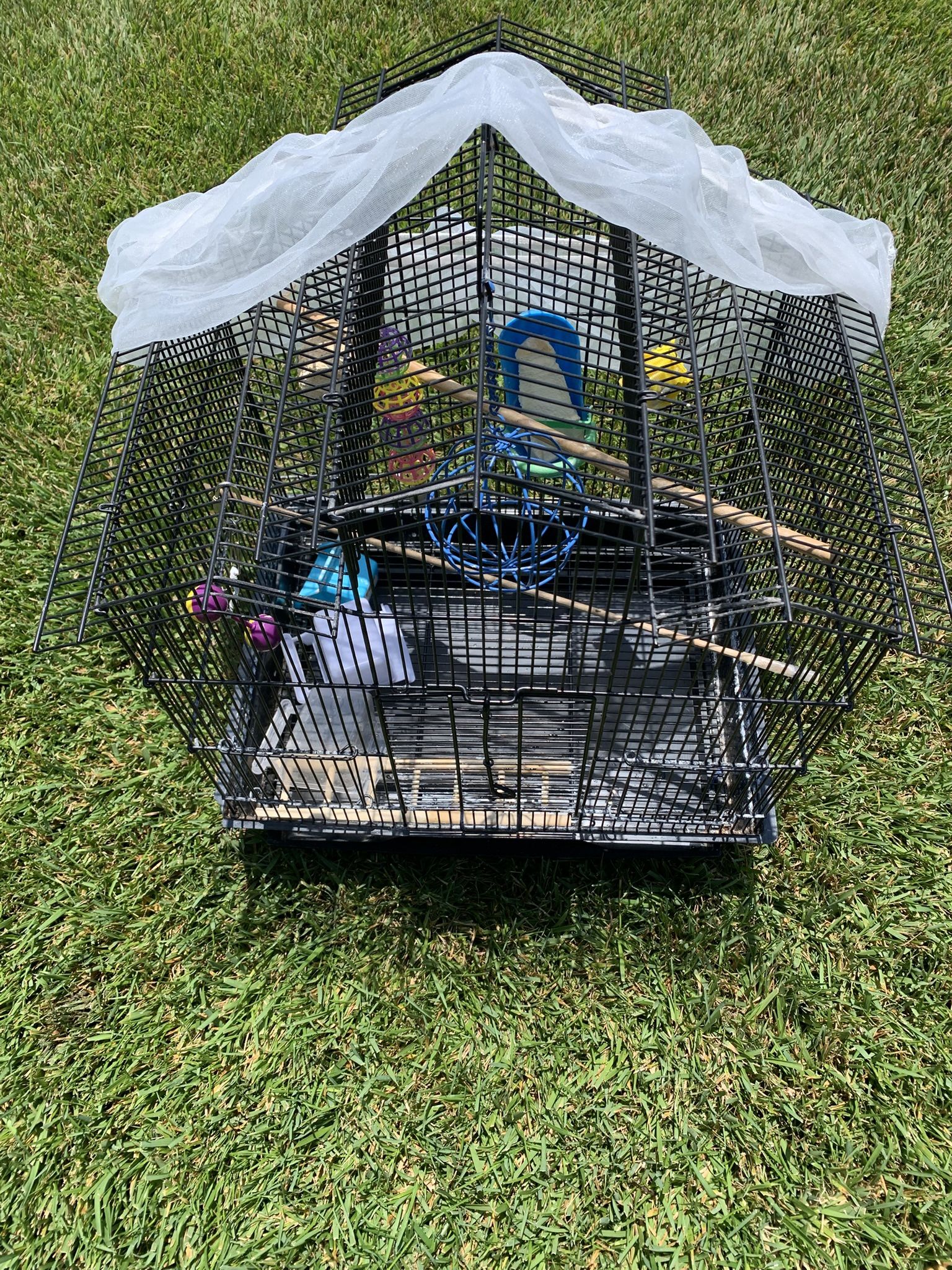 Black Large Bird Cage 22 High 18 Wide