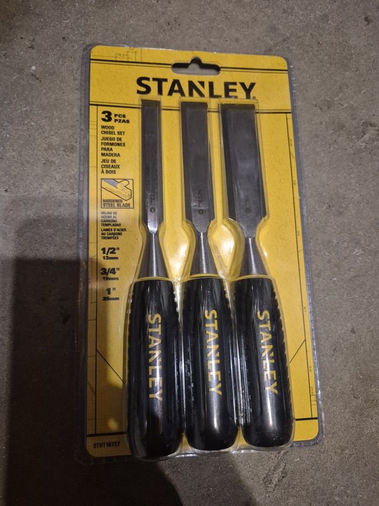 Stanley 3-piece Wood Chisel Set