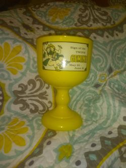 1970's Tiara Zodiac Goblets
