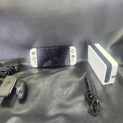 Nintendo Switch OLED Model HEG-001 Handheld Console - 64GB - White