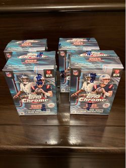 2025 Topps Chrome NFL Blaster Box Sale!