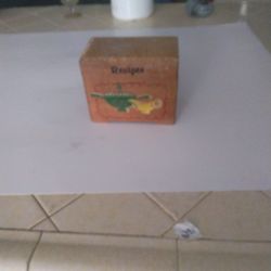 Antique Recipe Box