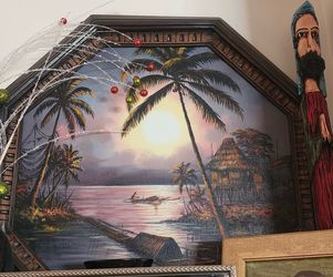 Vintage Oil Painting (Filipino Island Sunset)