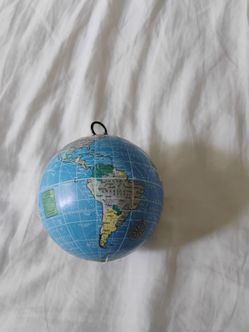 Small Decorative World Globe Ball