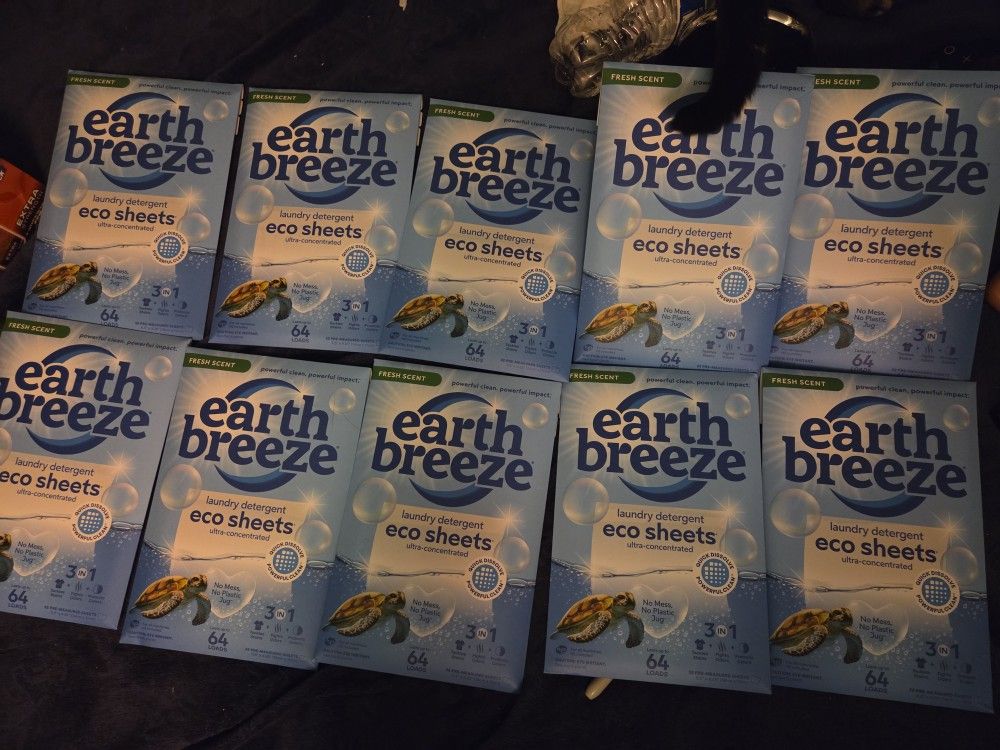 Earth Breeze Laundry Sheets 64loads 