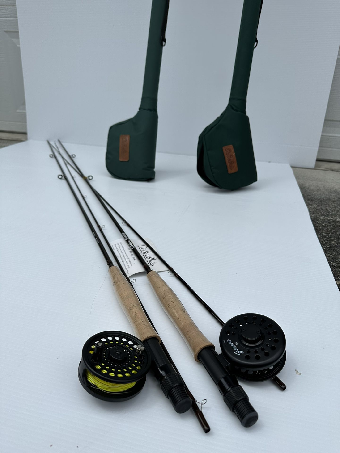 Cabelas Genesis Fly Rod Set With Carry Cases