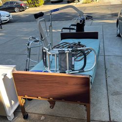 Hospital Bed with Person Lift