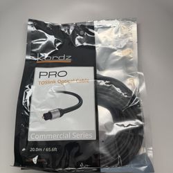 Kordz PRO-TL2000 Pro Series 20.0M TosLink Cable