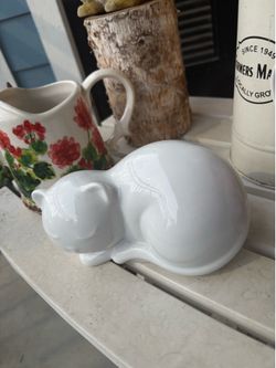 6” ceramic kitty