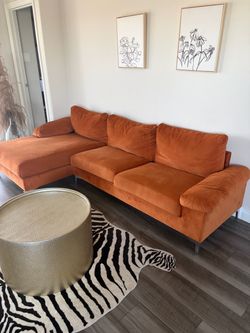 Orange Sofa