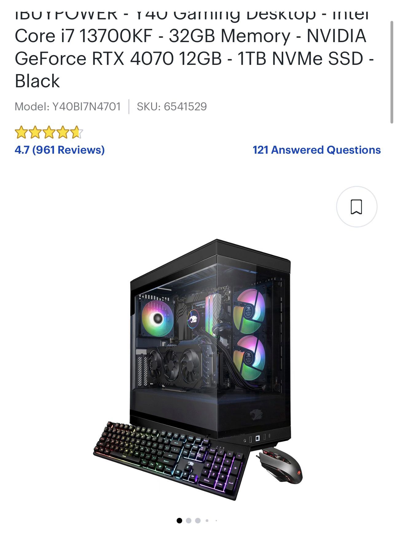 Ibuy power pc, monitor and other accessories 