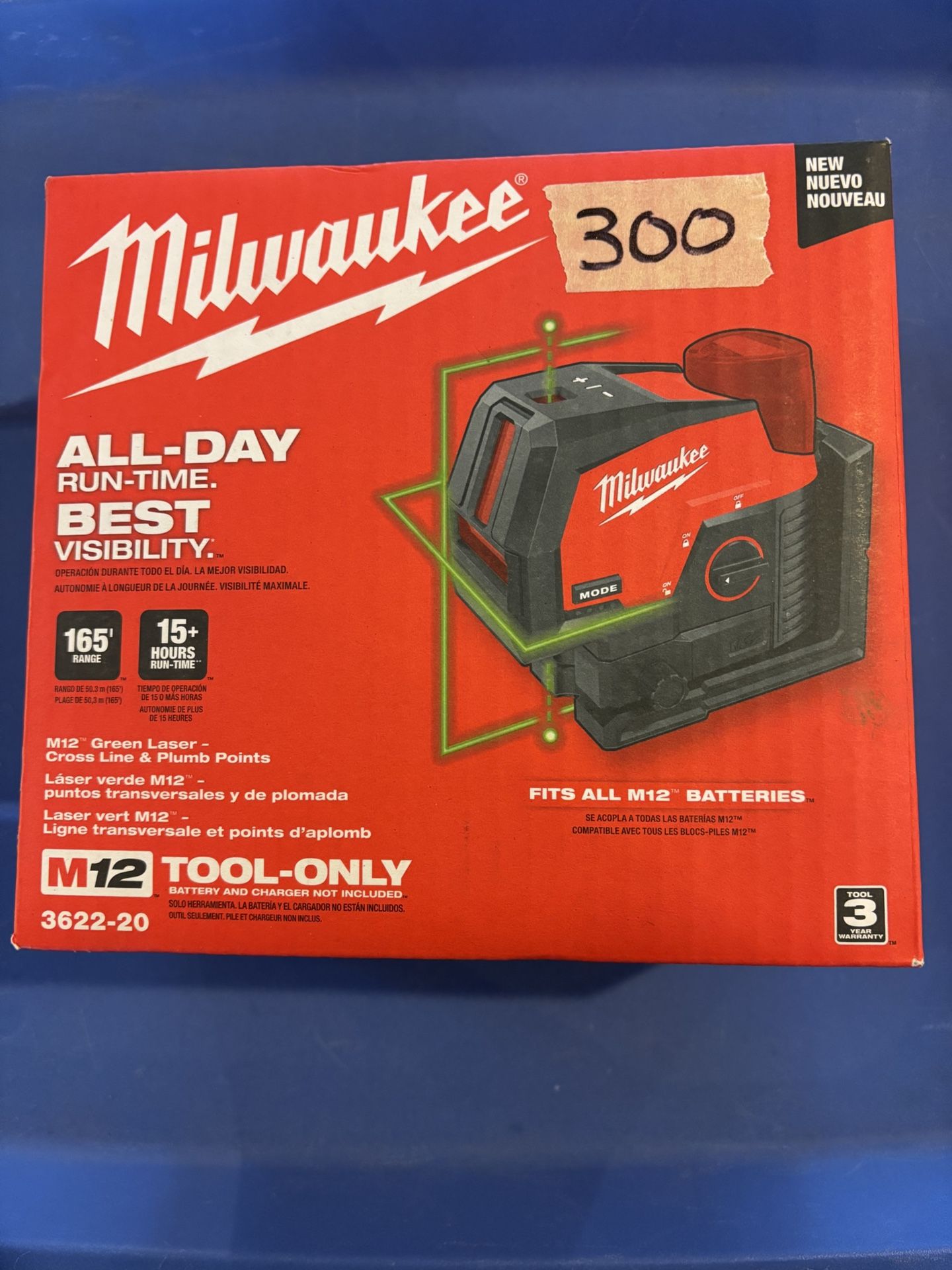 Milwaukee M12 Laser Level