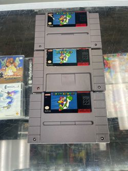 Super Mario World $25-$30 Each Gamehogs 11am-8pm