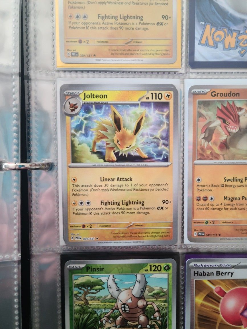 Masterball Holo Jolteon Prismatic Evolutions