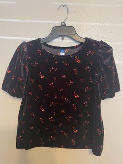 Girls Old Navy brand size xl velvet shirt great condition  - 2$