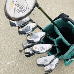 Cleveland XLi HiBore Hybrid Iron Set 3-PW W/ Cleveland Driver