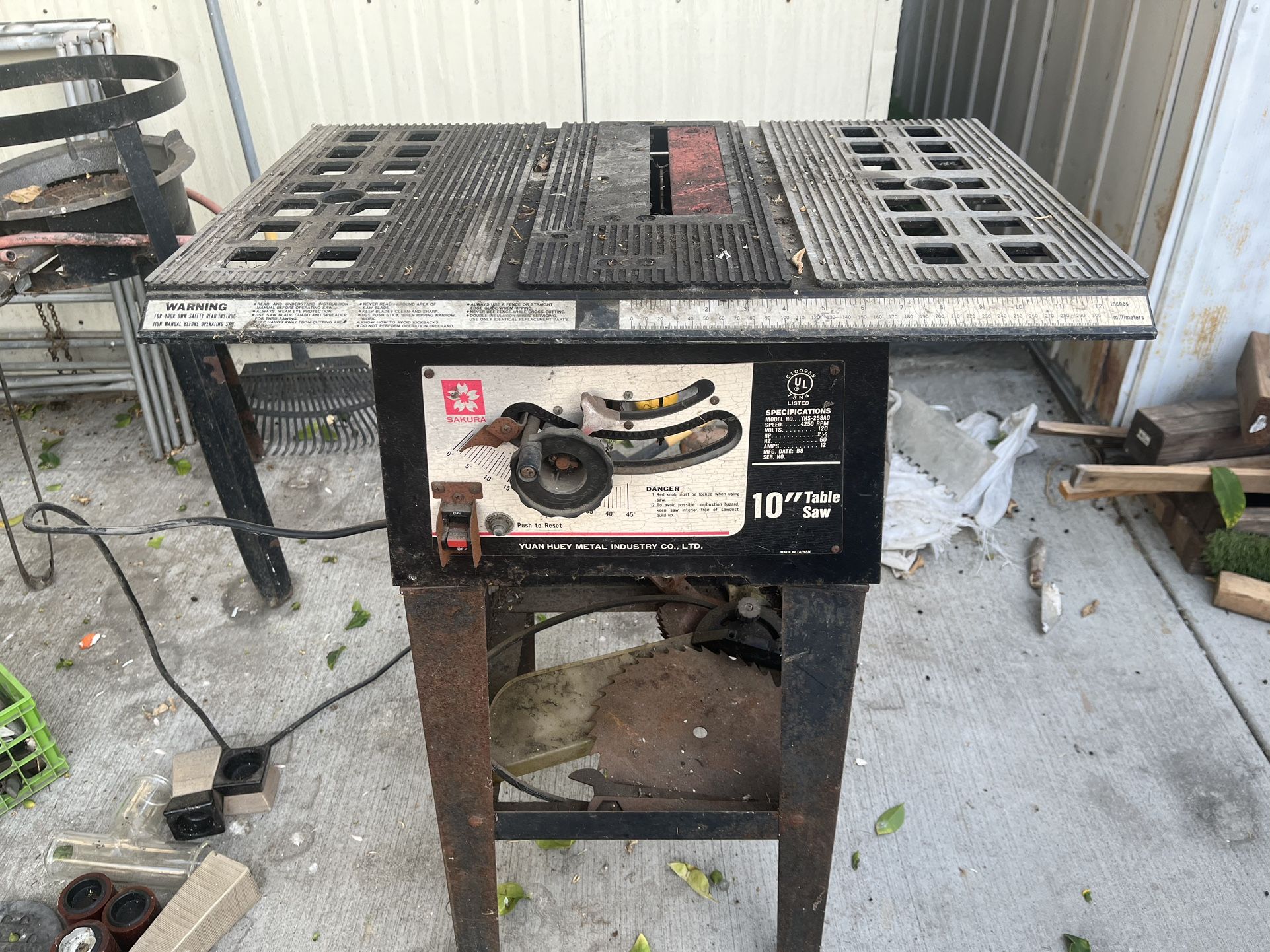 10” Table Saw Sakura