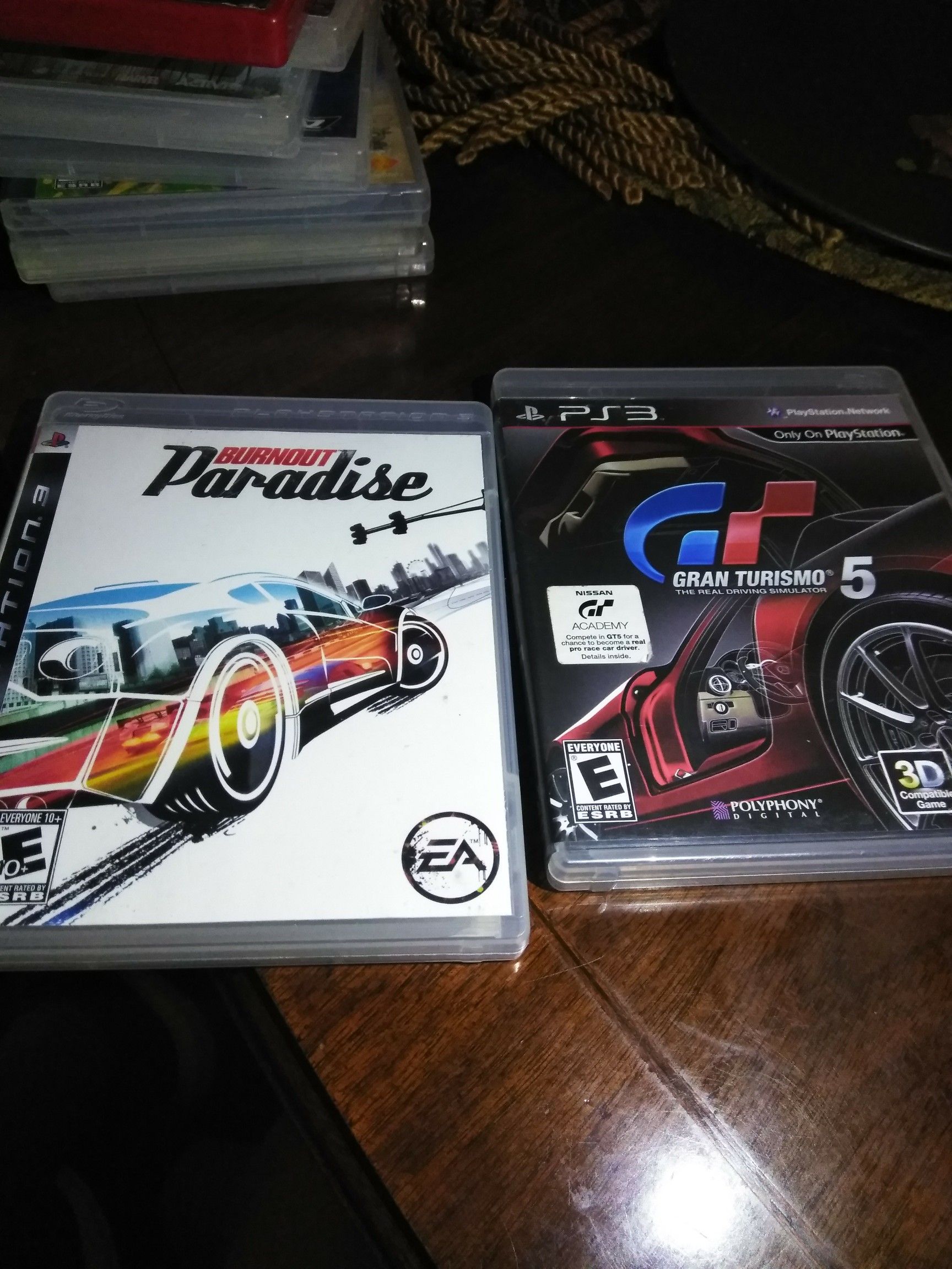 Burnout Paradise & Gran Turismo 5 PS3
