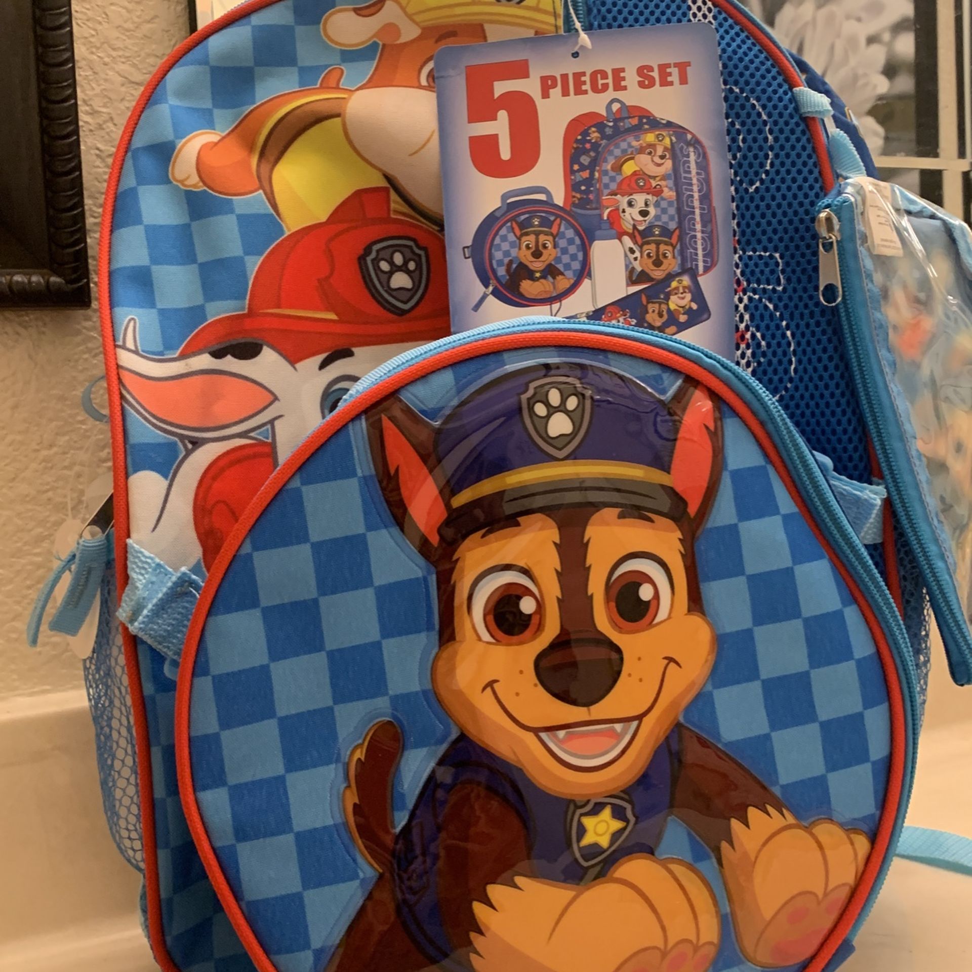 PAW PATROL 5 Piece Backpack Set