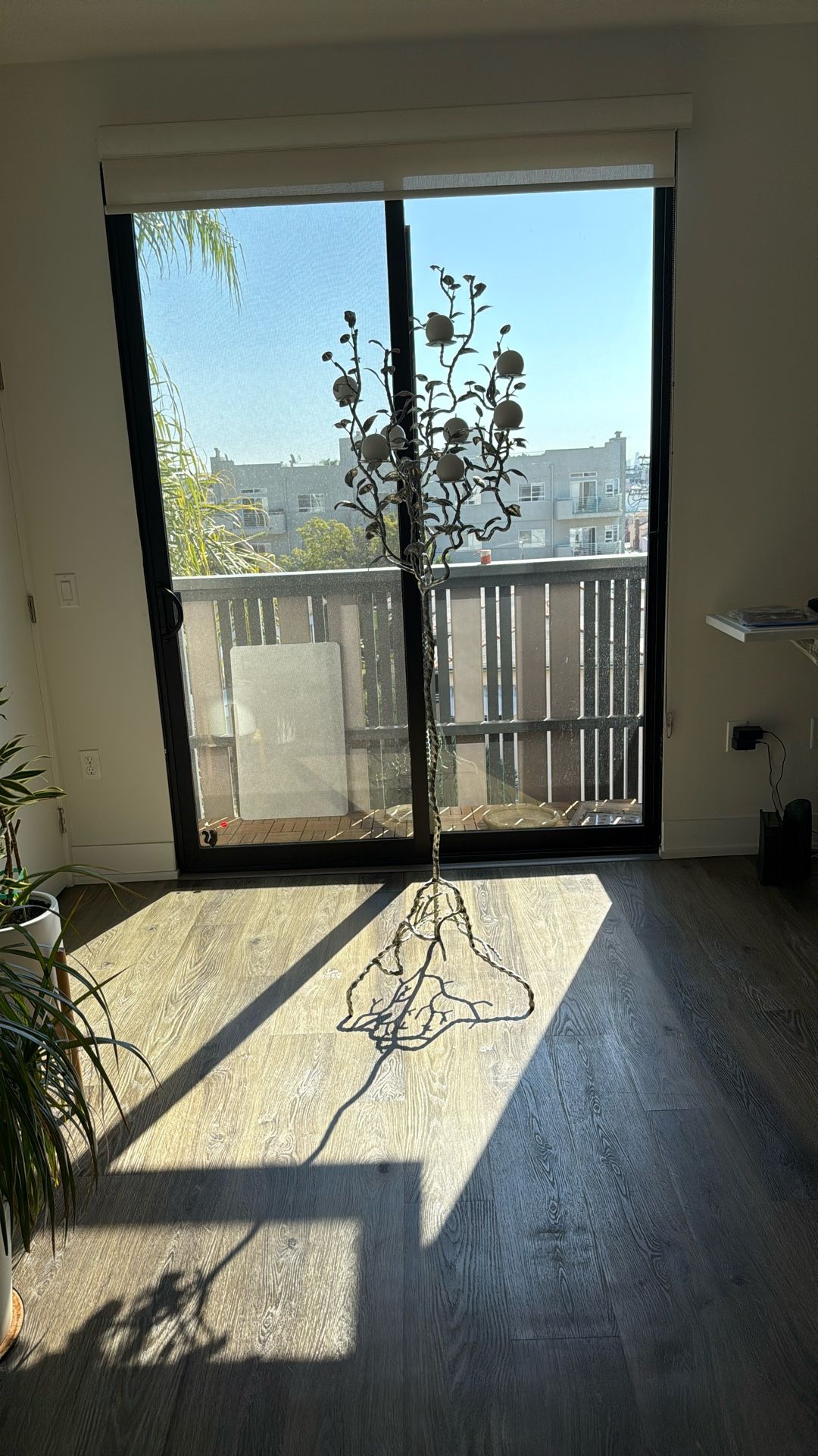 Tall Wrought Iron Tree Candelabra – Floor Candle Holder
