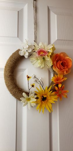 Handmade twine wreath