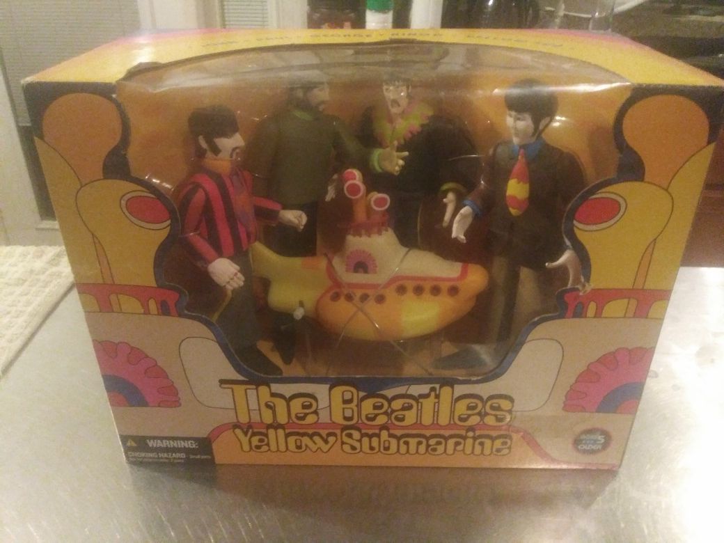 The Beatles Yellow Submarine collectable box toy