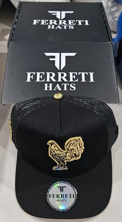 Ferreti Golden Rooster Hat w/ Box