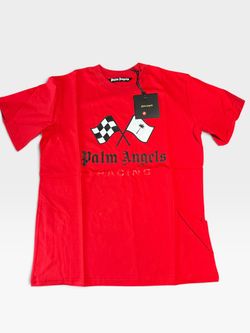 Palm Angels Racing T-Shirt Red