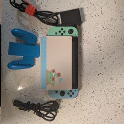 Limited Edition Animal Crossing Nintendo Switch Bundle - Excellent Condition