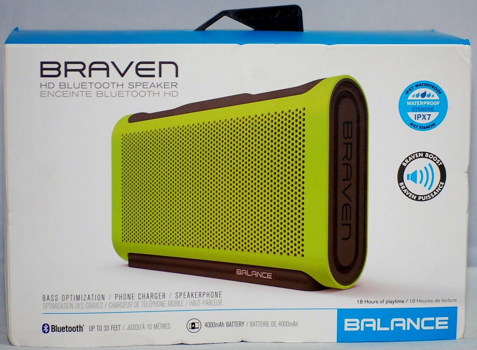 BRAVEN BALANCE WATERPROOF BLUETOOTH SPEAKER *NEW*