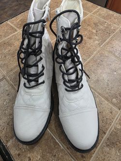 Ladies White Boots