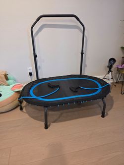 Fitness Trampoline with Handlebar – Like New