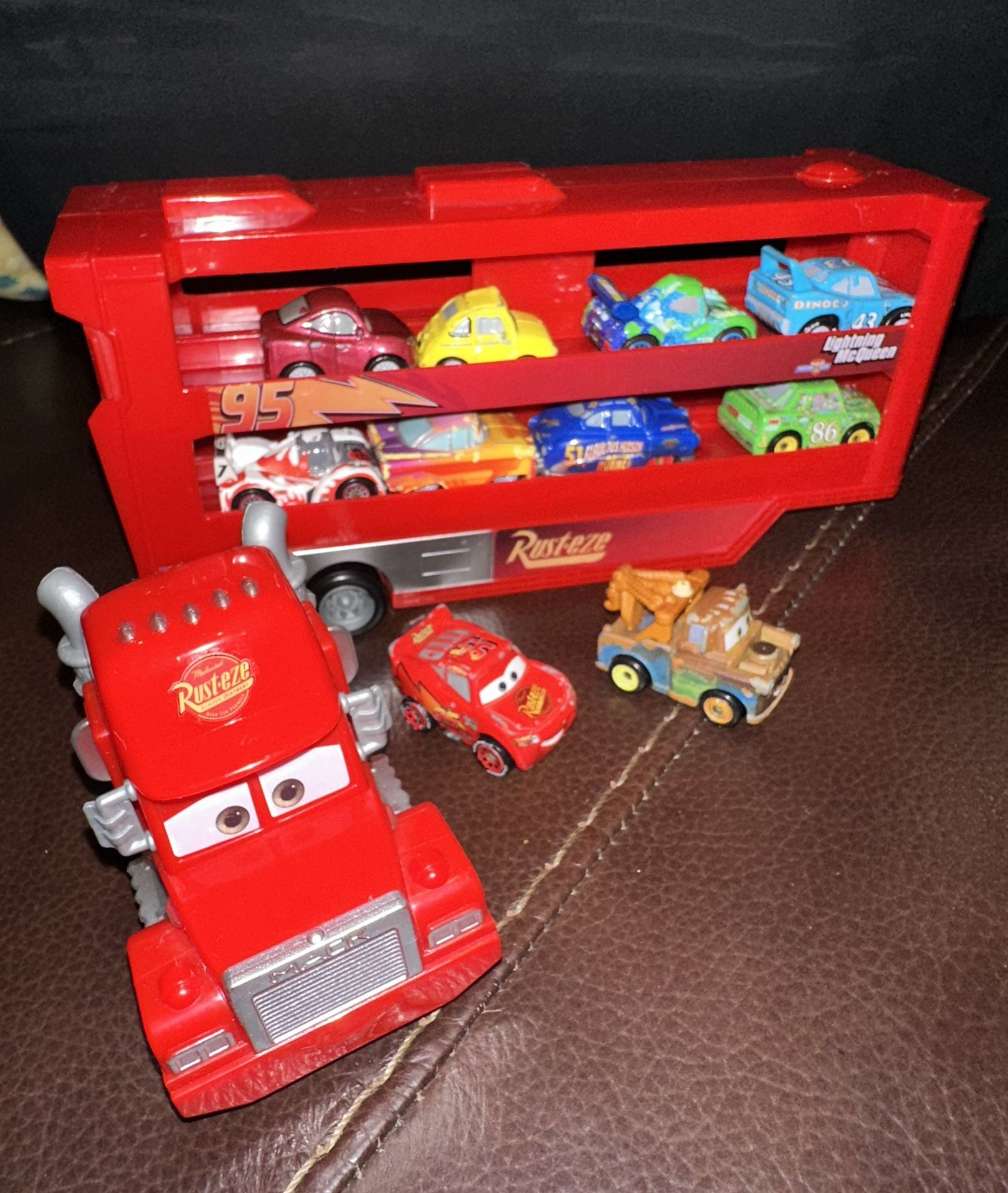 Disney Pixar Cars Mack Mini Racers Hauler