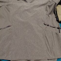 Grey Scrubs 2X Top, 3X Pants
