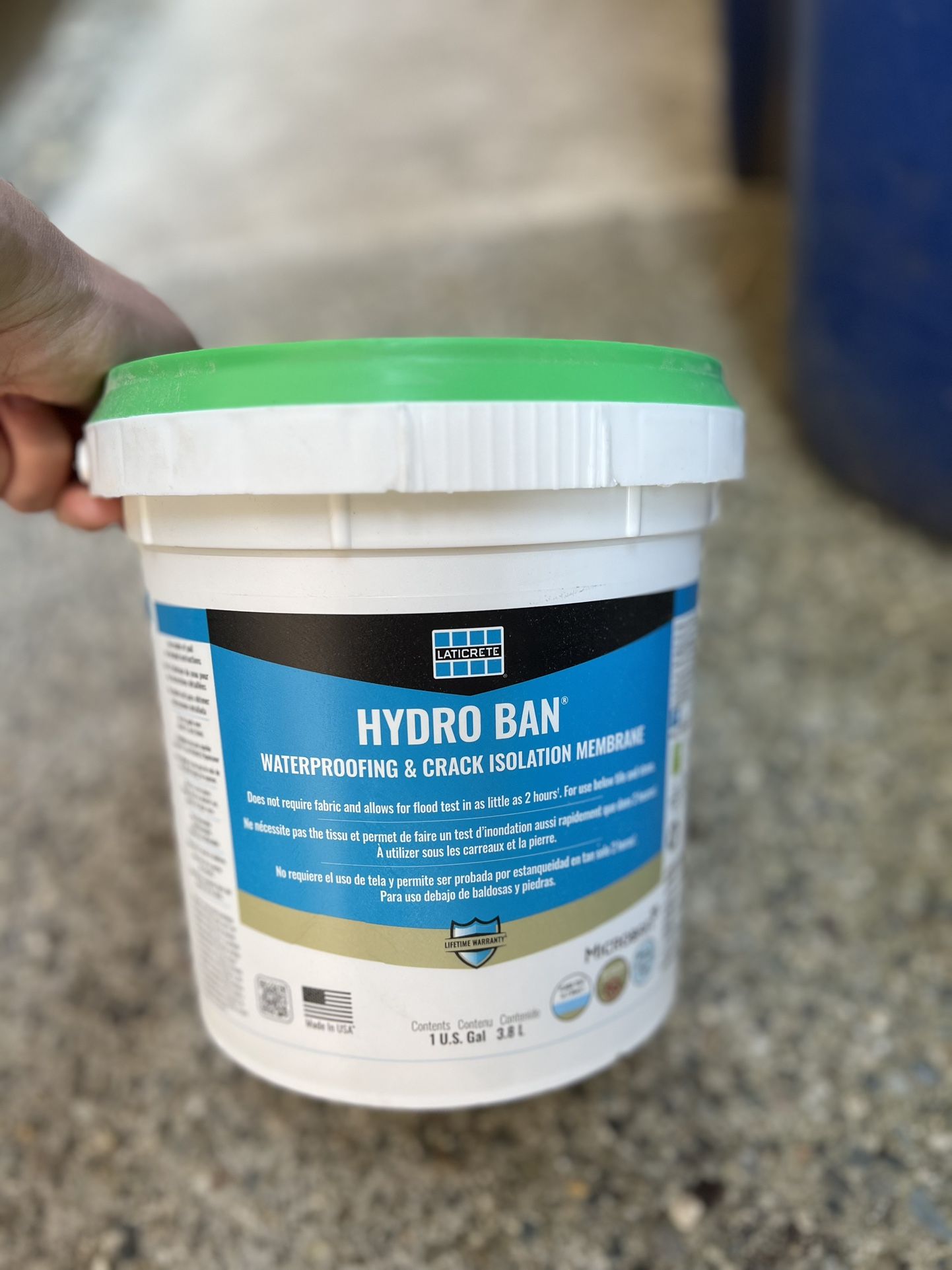 Waterproofing Membrane. Hydro Ban. 1 Gallon