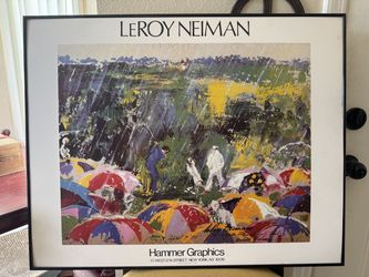 Leroy Neiman Golf Print of Arnold Palmer at Augusta National Golf Club