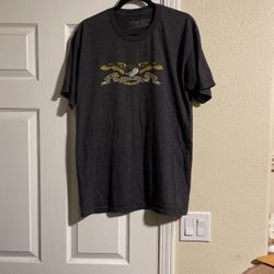 Size Large Anti-Skateboard Hero T-Shirt.