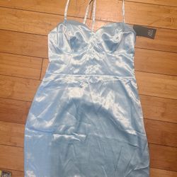 Baby Blue Corset Dress