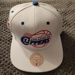 Mitchell And Ness Basketball LA Clippers Snapback Hat