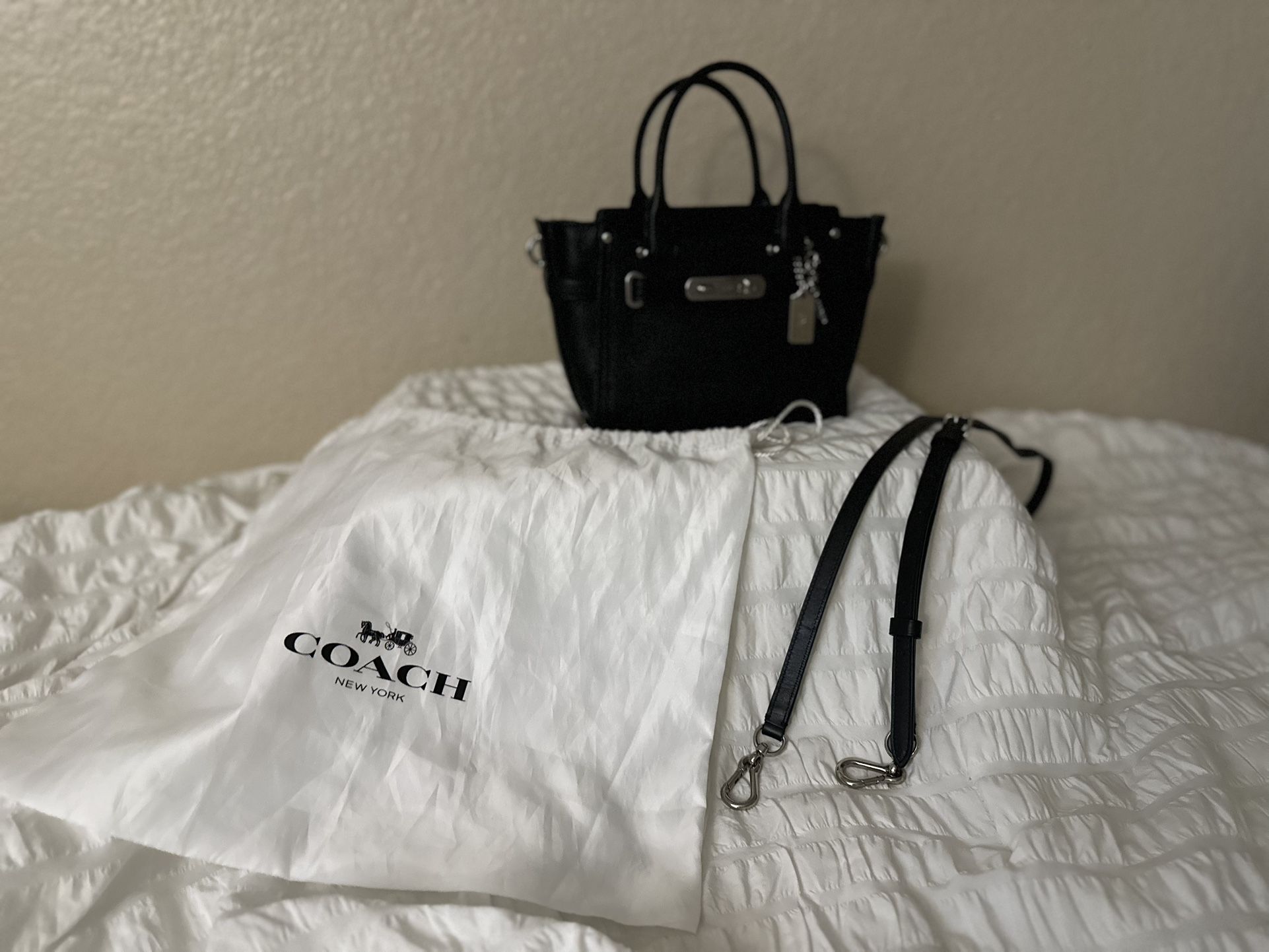 Coach Swagger Carryall in Black Pebble Leather – SOLD OUT STYLE