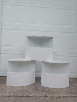 White storage set