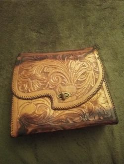 Hand Tooled Leather Bag