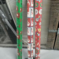 Christmas Gift Wrapping Paper Unopened Original Packaging 