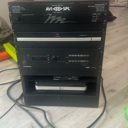  Crestron & Polycom Conference Room AV Rack – Complete System – Commercial Grade