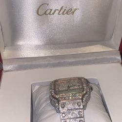 Two Tone Moissanite Watch