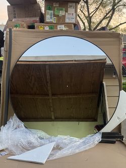 48in round mirror