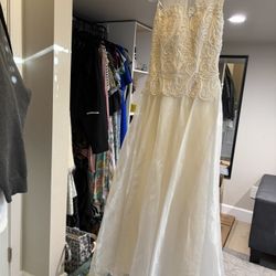 Vintage Wedding Dress & Veil