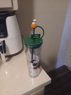 Starbucks x Peanuts Snoopy Tumbler with Straw